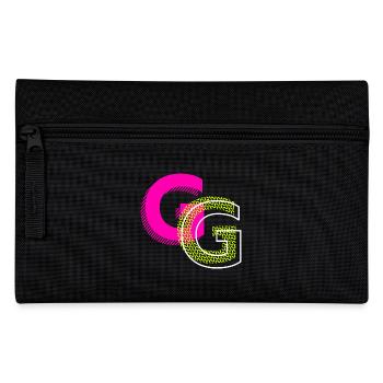 Anfangsbuchstabe G - Federtasche - Schwarz - Vorne