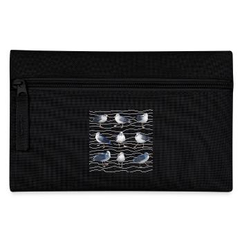 Seagull Sea Waves North Sea Sylt Baltic Sea Carnival - Pencil Case - black - Front