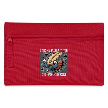 TINTEN-INSPIRATION IN ARBEIT - Federtasche - Rot - Vorne