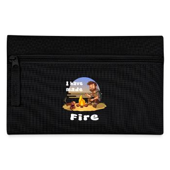 Outdoor-Mann - Federtasche - Schwarz - Vorne