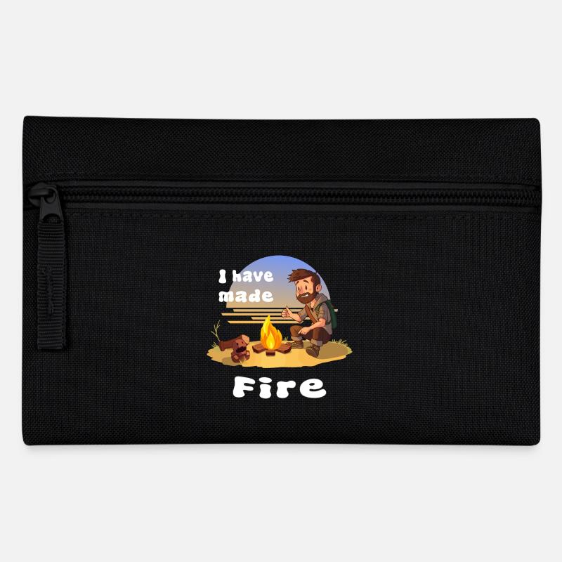 Outdoor-Mann - Federtasche - Schwarz