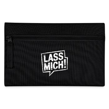 Lasst mir meine Ruhe - nicht stören - Federtasche - Schwarz - Vorne