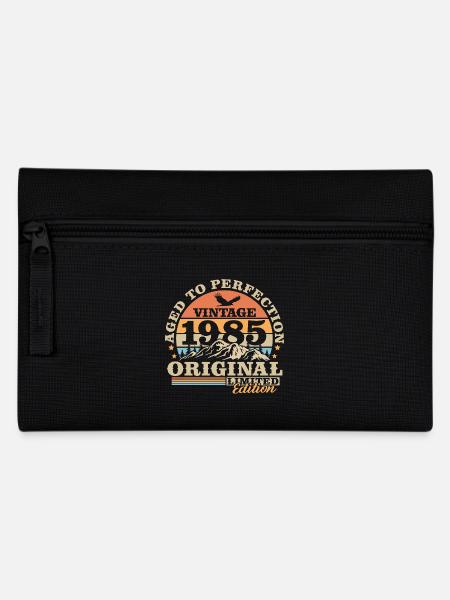1985 Jahrgang Vintage Geburtstag Geschenk Retro - Federtasche - Schwarz