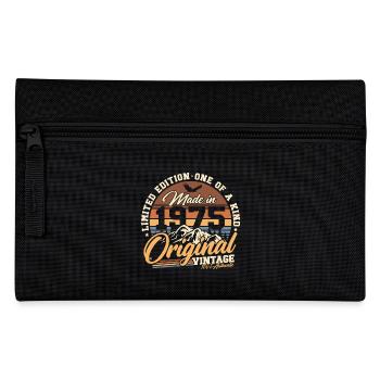 1975 Vintage Vintage Birthday Gift Retro - Pencil Case - black - Front