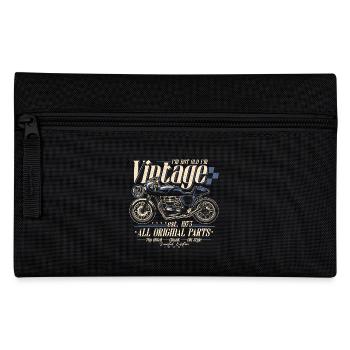 1975 Vintage Born moto Cadeau d’anniversaire - Trousse - noir - Devant