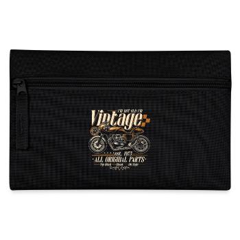 1975 Vintage Born moto Cadeau d’anniversaire - Trousse - noir - Devant