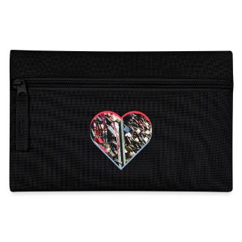 Heart Love Locks - Pencil Case - black - Front