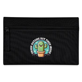 SHARP OUTSIDE BUT TIRED INSIDE - Pencil Case - black - Front