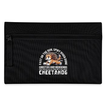 FAST ON THE RUN, SPIKY WHEN DONE - CHEETA HEDGEHOG - Pencil Case - black - Front