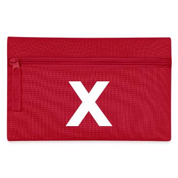 X - Pencil Case - red - Front