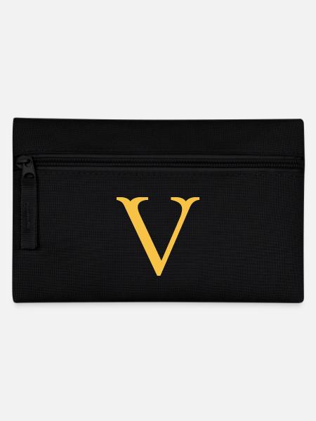 V - Federtasche - Schwarz
