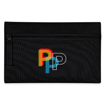 Buchstabe P - Federtasche - Schwarz - Vorne