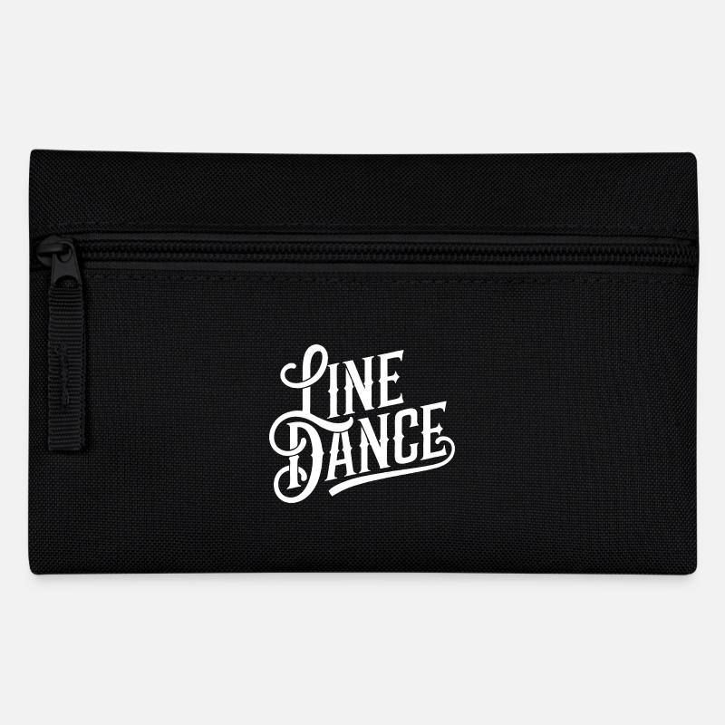 Line Dancing Country Dance - Line Dance Tanzen - Federtasche - Schwarz
