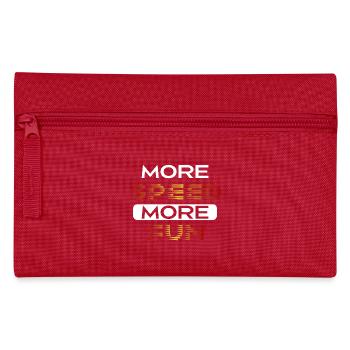 more speed more fun - Federtasche - Rot - Vorne