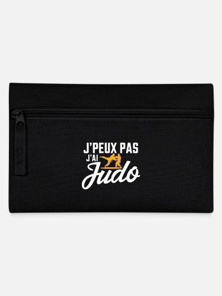 Ich kann nicht, ich habe Judo - Federtasche - Schwarz