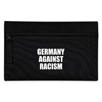 Germany against racism - Federtasche - Schwarz - Vorne