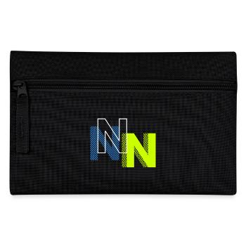 N Buchstabe - Federtasche - Schwarz - Vorne