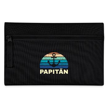 Papitan Father's Day Gifts – Cool Designs Funny - Pencil Case - black - Front