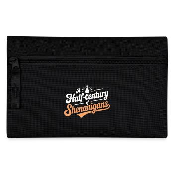 Half Century Shenanigans Party Hut Geburtstag - Federtasche - Schwarz - Vorne