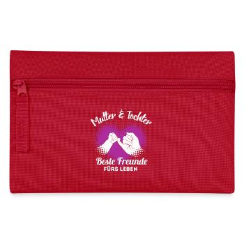 Mutter Tochter Beste Freunde Muttertag - Federtasche - Rot - Vorne