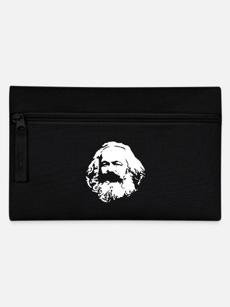 Karl Marx stencil - Trousse - noir