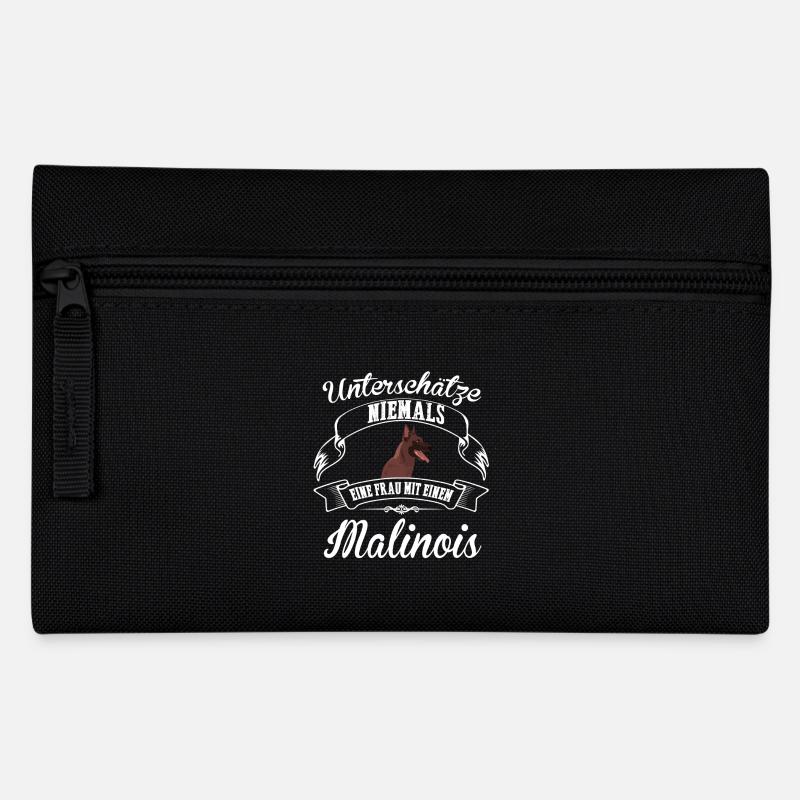 Malinois - Federtasche - Schwarz