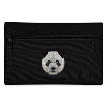 Panda Bär! Süß! - Federtasche - Schwarz - Vorne