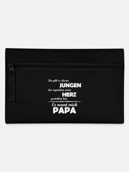 Ich liebe meinen Sohn - Papa - Federtasche - Schwarz