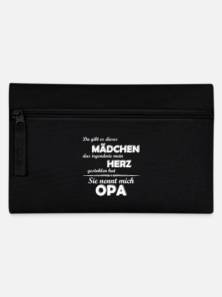 Ich liebe meine Enkelin - Opa - Federtasche - Schwarz