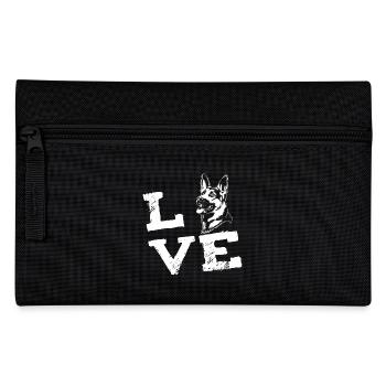 LOVE - German Shepherd - German Shepherd - Pencil Case - black - Front
