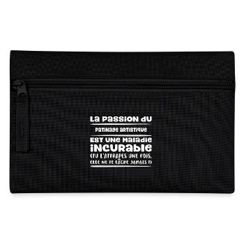 La maladie du Patinage artistique cadeau - Trousse - noir - Devant