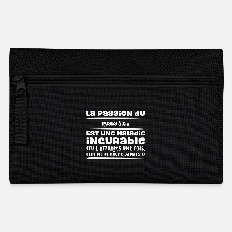 La maladie du Rugby à XIII cadeau - Trousse - noir