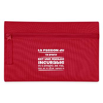 La maladie du Tir sportif cadeau - Trousse - rouge - Devant