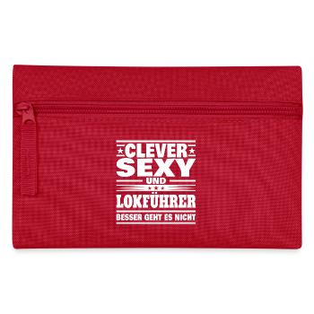 Clever Lokführer - Federtasche - Rot - Vorne