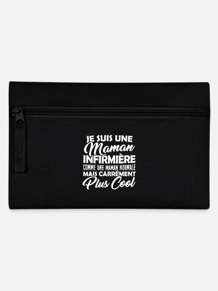 T-shirt Fête des Mères - Maman Infirmière Cool - Trousse - noir