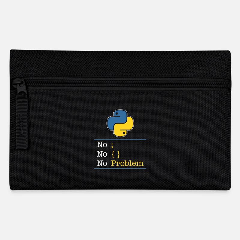 Python no problem - Federtasche - Schwarz