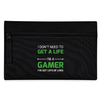 Gamer Vie / Respawn vie geek gamer ballot Plus - Trousse - noir - Devant