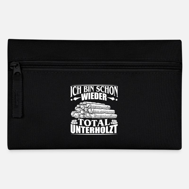 BOIS SAW BOINSAW CADEAU FOREST FÖRSTER PROFESSION - Trousse - noir