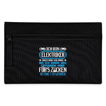 ELEKTRIKER - Nicht lange - Federtasche - Schwarz - Vorne