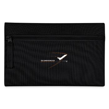 Space Shuttle (Orange print) - Pencil Case - black - Front