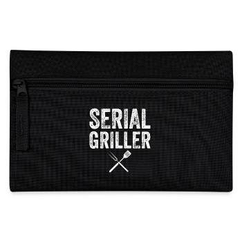 SERIAL GRILLER - BBQ / BBQ Gift - Pencil Case - black - Front