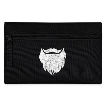 Moustaches barbe moustache hipster - Trousse - noir - Devant