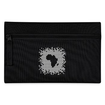 Afrika Pixel Design - Federtasche - Schwarz - Vorne