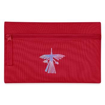 Vogel von Nazca - Federtasche - Rot - Vorne