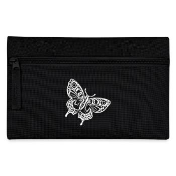 Papillon - Vecteur - Toutes couleurs possibles - Trousse - noir - Devant