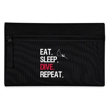 Eat Sleep Dive Repeat - Adlerrochen - Trousse - noir - Devant