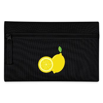 Lemon - Just a lemon - Pencil Case - black - Front