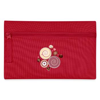 Composition of noble chocolates in delicate colors - Pencil Case - red - Front