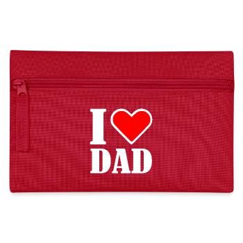 I love dad - Pencil Case - red - Front