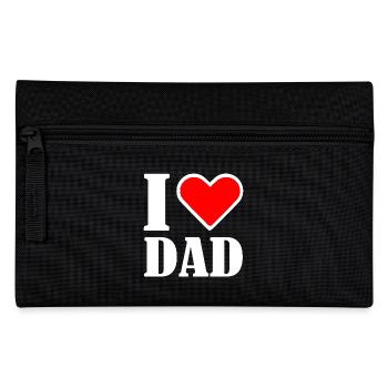 I love dad - Pencil Case - black - Front